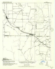 Kemp Texas Historical topographic map, 1:62500 scale, 15 X 15 Minute, Year 1957