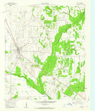 Kemp Texas Historical topographic map, 1:24000 scale, 7.5 X 7.5 Minute, Year 1961