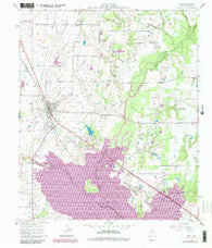 Kemp Texas Historical topographic map, 1:24000 scale, 7.5 X 7.5 Minute, Year 1961