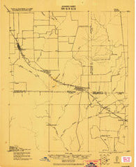 Kemp Texas Historical topographic map, 1:62500 scale, 15 X 15 Minute, Year 1920