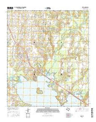 Kemp Texas Current topographic map, 1:24000 scale, 7.5 X 7.5 Minute, Year 2016