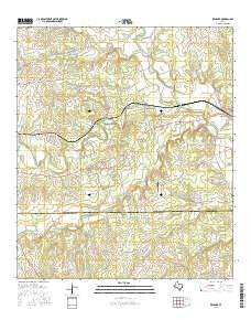 Kempner Texas Current topographic map, 1:24000 scale, 7.5 X 7.5 Minute, Year 2016