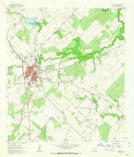 Kenedy Texas Historical topographic map, 1:24000 scale, 7.5 X 7.5 Minute, Year 1961