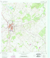 Kenedy Texas Historical topographic map, 1:24000 scale, 7.5 X 7.5 Minute, Year 1961