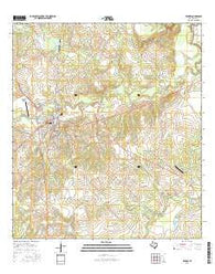 Kenedy Texas Current topographic map, 1:24000 scale, 7.5 X 7.5 Minute, Year 2016