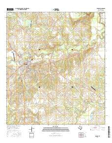 Kenedy Texas Current topographic map, 1:24000 scale, 7.5 X 7.5 Minute, Year 2016