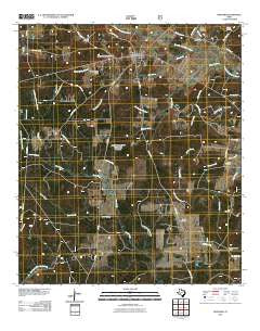 Kennard Texas Historical topographic map, 1:24000 scale, 7.5 X 7.5 Minute, Year 2011