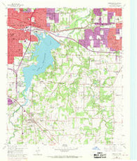 Kennedale Texas Historical topographic map, 1:24000 scale, 7.5 X 7.5 Minute, Year 1959