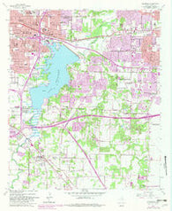 Kennedale Texas Historical topographic map, 1:24000 scale, 7.5 X 7.5 Minute, Year 1959