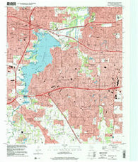 Kennedale Texas Historical topographic map, 1:24000 scale, 7.5 X 7.5 Minute, Year 1995