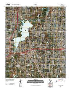 Kennedale Texas Historical topographic map, 1:24000 scale, 7.5 X 7.5 Minute, Year 2010