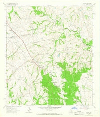 Kenney Texas Historical topographic map, 1:24000 scale, 7.5 X 7.5 Minute, Year 1963