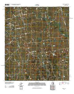 Kenney Texas Historical topographic map, 1:24000 scale, 7.5 X 7.5 Minute, Year 2010