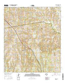 Kenney Texas Current topographic map, 1:24000 scale, 7.5 X 7.5 Minute, Year 2016