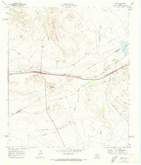 Kent Texas Historical topographic map, 1:24000 scale, 7.5 X 7.5 Minute, Year 1970
