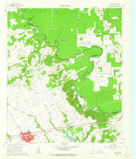 Kerens Texas Historical topographic map, 1:24000 scale, 7.5 X 7.5 Minute, Year 1961
