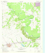 Kerens Texas Historical topographic map, 1:24000 scale, 7.5 X 7.5 Minute, Year 1961