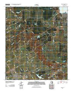 Kerens Texas Historical topographic map, 1:24000 scale, 7.5 X 7.5 Minute, Year 2010