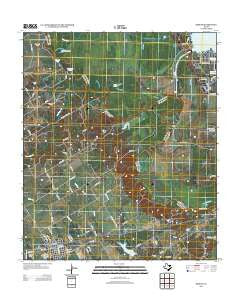 Kerens Texas Historical topographic map, 1:24000 scale, 7.5 X 7.5 Minute, Year 2012