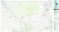 Kermit Texas Historical topographic map, 1:100000 scale, 30 X 60 Minute, Year 1986