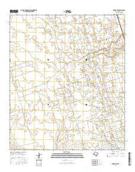 Kermit NW Texas Current topographic map, 1:24000 scale, 7.5 X 7.5 Minute, Year 2016
