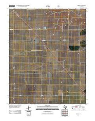 Kerrick Texas Historical topographic map, 1:24000 scale, 7.5 X 7.5 Minute, Year 2011