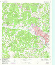 Kerrville Texas Historical topographic map, 1:24000 scale, 7.5 X 7.5 Minute, Year 1964