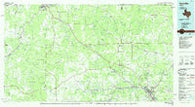 Kerrville Texas Historical topographic map, 1:100000 scale, 30 X 60 Minute, Year 1985