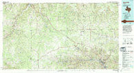 Kerrville Texas Historical topographic map, 1:100000 scale, 30 X 60 Minute, Year 1985