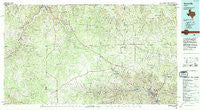 Kerrville Texas Historical topographic map, 1:100000 scale, 30 X 60 Minute, Year 1985