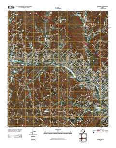 Kerrville Texas Historical topographic map, 1:24000 scale, 7.5 X 7.5 Minute, Year 2010