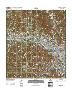 Kerrville Texas Historical topographic map, 1:24000 scale, 7.5 X 7.5 Minute, Year 2012