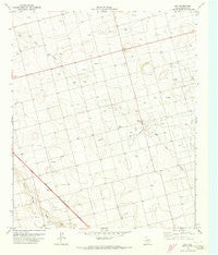 Key Texas Historical topographic map, 1:24000 scale, 7.5 X 7.5 Minute, Year 1970