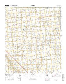 Key Texas Current topographic map, 1:24000 scale, 7.5 X 7.5 Minute, Year 2016