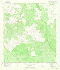 Keystone Ranch Texas Historical topographic map, 1:24000 scale, 7.5 X 7.5 Minute, Year 1968