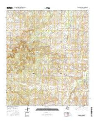 Kickapoo Spring Texas Current topographic map, 1:24000 scale, 7.5 X 7.5 Minute, Year 2016