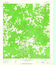 Kildare Texas Historical topographic map, 1:24000 scale, 7.5 X 7.5 Minute, Year 1962