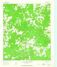 Kildare Texas Historical topographic map, 1:24000 scale, 7.5 X 7.5 Minute, Year 1962