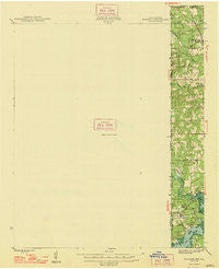 Kildare Texas Historical topographic map, 1:62500 scale, 15 X 15 Minute, Year 1948