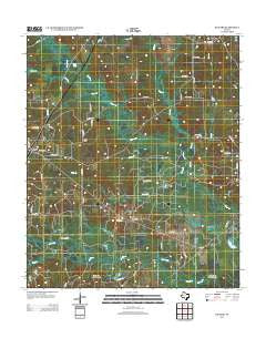 Kildare Texas Historical topographic map, 1:24000 scale, 7.5 X 7.5 Minute, Year 2013