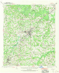 Kilgore Texas Historical topographic map, 1:62500 scale, 15 X 15 Minute, Year 1936