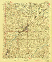 Kilgore Texas Historical topographic map, 1:62500 scale, 15 X 15 Minute, Year 1940
