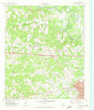 Kilgore NW Texas Historical topographic map, 1:24000 scale, 7.5 X 7.5 Minute, Year 1971