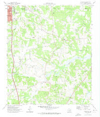 Kilgore SE Texas Historical topographic map, 1:24000 scale, 7.5 X 7.5 Minute, Year 1971