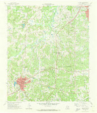 Kilgore SW Texas Historical topographic map, 1:24000 scale, 7.5 X 7.5 Minute, Year 1971