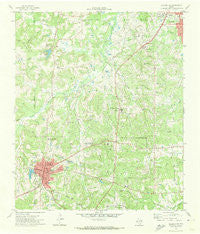 Kilgore SW Texas Historical topographic map, 1:24000 scale, 7.5 X 7.5 Minute, Year 1971