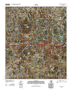 Kilgore NE Texas Historical topographic map, 1:24000 scale, 7.5 X 7.5 Minute, Year 2010