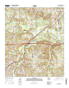 Kilgore NE Texas Current topographic map, 1:24000 scale, 7.5 X 7.5 Minute, Year 2016