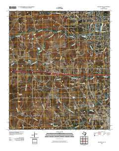 Kilgore NW Texas Historical topographic map, 1:24000 scale, 7.5 X 7.5 Minute, Year 2010