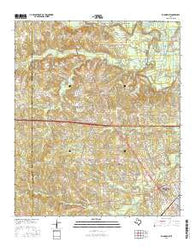 Kilgore NW Texas Current topographic map, 1:24000 scale, 7.5 X 7.5 Minute, Year 2016